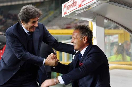 TORINO-CAGLIARI. 29-10-2017 CAIRO SALUTA MIHAJLOVIC. SILPRESS