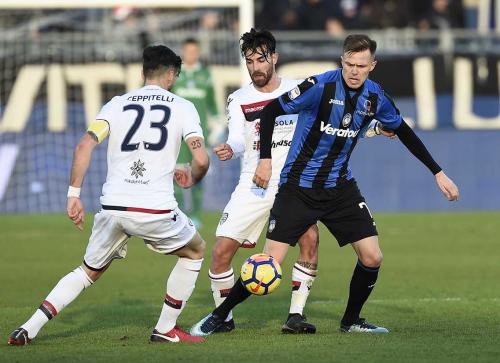 ATALANTA-CAGLIARI 30-12-2017 ILICIC E LUCA CIGARINI. ALBERTO MARIANI/SILPRESS