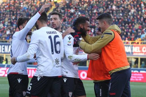 03- 12 - 2017 BOLOGNA - CAGLIARI CAMPIONATO SERIE A TIM 2017 -18 SILVER PRESS  PH ALBERTO MARIANI . NELLA FOTO -GERALDINO JOAO PEDRO