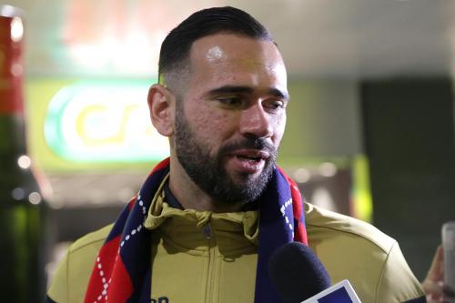 Arrivo a cagliari di Leandro Castan