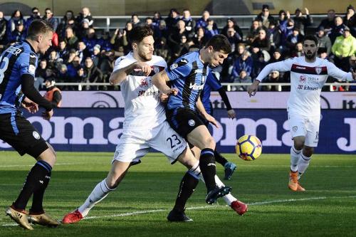 ATALANTA-CAGLIARI 30-12-2017 ILICIC E LUCA CEPPITELLI. ALBERTO MARIANI/SILPRESS