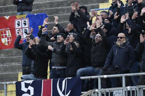 ATALANTA-CAGLIARI 30-12-2017 TIFOSI DEL  CAGLIARI. ALBERTO MARIANI/SILPRESS