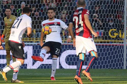 03- 12 - 2017 BOLOGNA - CAGLIARI CAMPIONATO SERIE A TIM 2017 -18 SILVER PRESS  PH ALBERTO MARIANI . NELLA FOTO -LUCA CEPPITELLI
