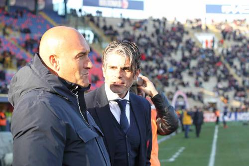 03- 12 - 2017 BOLOGNA - CAGLIARI CAMPIONATO SERIE A TIM 2017 -18 SILVER PRESS  PH ALBERTO MARIANI . NELLA FOTO -lopez rossi