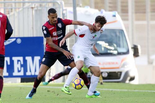 Cagliari (CA) 28 11 2017  Coppa Italia  incontro Cagliari -   Pordenone Nella foto: Senna Miangue SILPRESS/ENRICO LOCCI