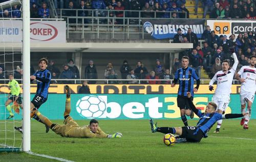 ATALANTA  -  CAGLIARI  CAMPIONATO SERIE A  TIM  2017 -18  SILPRESS / ALBERTO MARIANI .