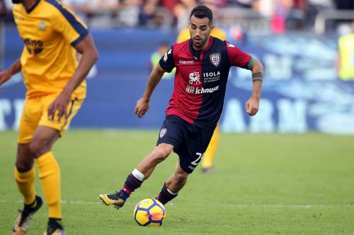 Cagliari (CA) 05 11  2017 Campionato Serie A TIM incontro Cagliari -   Hellas Verona Nella foto:  Marco Sau SILPRESS/ENRICO LOCCI