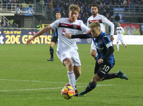 ATALANTA  -  CAGLIARI  CAMPIONATO SERIE A  TIM  2017 -18  SILPRESS / ALBERTO MARIANI .