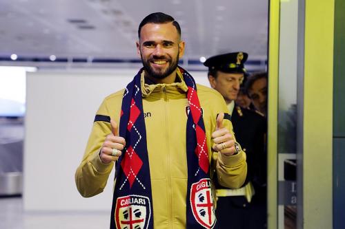 Arrivo a cagliari di Leandro Castan
