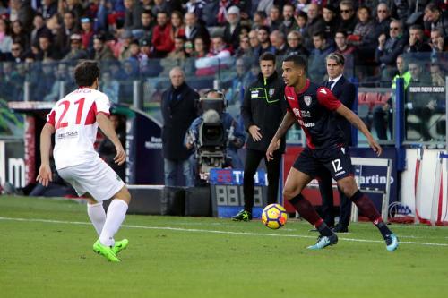 Cagliari (CA) 28 11 2017  Coppa Italia  incontro Cagliari -   Pordenone Nella foto: Senna Miangue SILPRESS/ENRICO LOCCI