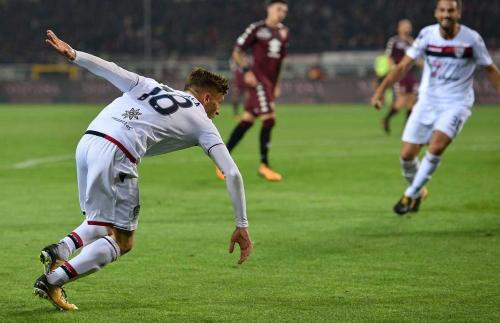 TORINO-CAGLIARI. 29-10-2017 ESULTANZA  DI BARELLA. SILPRESS