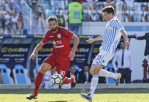 FERRARA, ITALIA, 17-09-17 - 4° GIORNATA DI CAMPIONATO SERIE A TIM ALLO STADIO PAOLO MAZZA: SPAL VS CAGLIARI, NELLA FOTO: Pavoletti