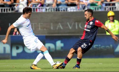 Cagliari (CA) 24 08 2017 Campionato Serie A TIM incontro Cagliari - Chievo Verona Nella foto:   Marco Sau SILPRESS/ENRICO LOCCI