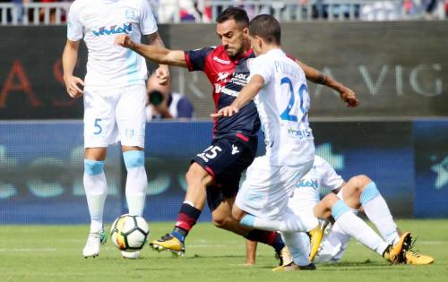 Cagliari (CA) 24 08 2017 Campionato Serie A TIM incontro Cagliari - Chievo Verona Nella foto:   Marco Sau SILPRESS/ENRICO LOCCI