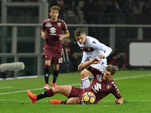 TORINO-CAGLIARI. 29-10-2017 NICCOLO BARELLA. SILPRESS