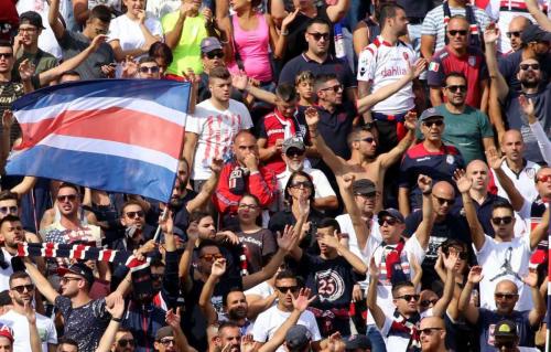 Cagliari (CA) 24 08 2017 Campionato Serie A TIM incontro Cagliari - Chievo Verona Nella foto: i fifosi del cagliari SILPRESS/ENRICO LOCCI