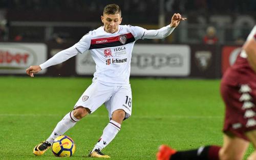 TORINO-CAGLIARI. 29-10-2017 NICCOLO BARELLA. SILPRESS