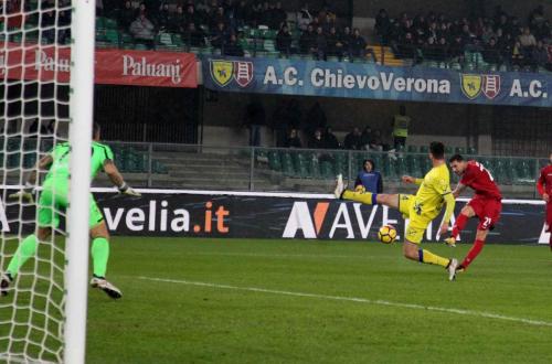 17-02-2018 CHIEVO VERONA  - CAGLIARI  CAMPIONATO SERIE A TIM  2017-18 SILPRESS PH ALBERTO MARIANI .