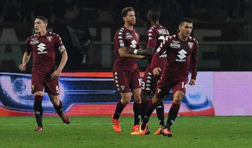 TORINO-CAGLIARI. 29-10-2017 ESULTANZA TORINO DOPO IL GOL DI FALQUE. SILPRESS