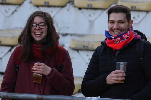 03- 12 - 2017 BOLOGNA - CAGLIARI CAMPIONATO SERIE A TIM 2017 -18 SILVER PRESS  PH ALBERTO MARIANI . NELLA FOTO -TIFOSI IN TRASFERTA A BOLOGNA
