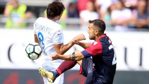 Cagliari (CA) 24 08 2017 Campionato Serie A TIM incontro Cagliari - Chievo Verona Nella foto:   Marco Sau SILPRESS/ENRICO LOCCI