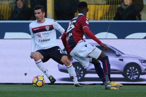 03- 12 - 2017 BOLOGNA - CAGLIARI CAMPIONATO SERIE A TIM 2017 -18 SILVER PRESS  PH ALBERTO MARIANI . NELLA FOTO -SIMONE PADOIN