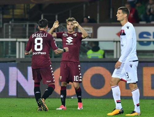 TORINO-CAGLIARI. 29-10-2017 ESULTANZA E DELUSIONE. SILPRESS