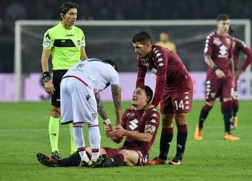 TORINO-CAGLIARI. 29-10-2017 DIEGO FARIAS AIUTA BELOTTI ANDREA. SILPRESS