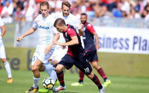 Cagliari (CA) 24 08 2017 Campionato Serie A TIM incontro Cagliari - Chievo Verona Nella foto:  Nicolò Barella SILPRESS/ENRICO LOCCI
