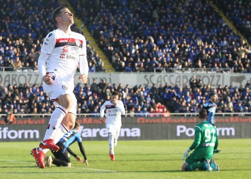 ATALANTA  -  CAGLIARI  CAMPIONATO SERIE A  TIM  2017 -18  SILPRESS / ALBERTO MARIANI .