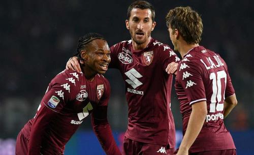 TORINO-CAGLIARI. 29-10-2017 ESULTANZA DI OBI DOPO IL GOL. SILPRESS