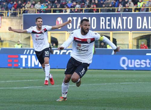 03- 12 - 2017 BOLOGNA - CAGLIARI CAMPIONATO SERIE A TIM 2017 -18 SILVER PRESS  PH ALBERTO MARIANI . NELLA FOTO -GERALDINO JOAO PEDRO