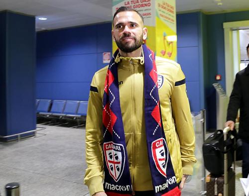 Arrivo a cagliari di Leandro Castan