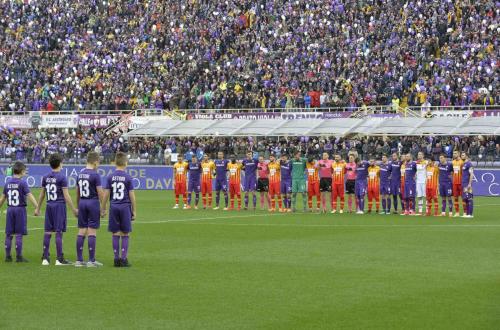 FIORENTINA-BENEVENTO 11-03-2018. MINUTO DI SILENZIO. SILPRESS/GALASSI SILVANO