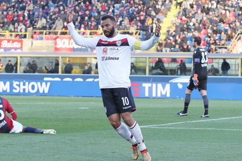 03- 12 - 2017 BOLOGNA - CAGLIARI CAMPIONATO SERIE A TIM 2017 -18 SILVER PRESS  PH ALBERTO MARIANI . NELLA FOTO -GERALDINO JOAO PEDRO