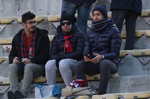 03- 12 - 2017 BOLOGNA - CAGLIARI CAMPIONATO SERIE A TIM 2017 -18 SILVER PRESS  PH ALBERTO MARIANI . NELLA FOTO -TIFOSI IN TRASFERTA A BOLOGNA