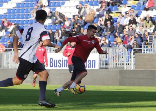 16 11 2017 Cagliari Sardegna Arena allenamento Cagliari calcio vs cagliari under 17 nella foto Diego Farias foto di Enrico Locci/Silpress