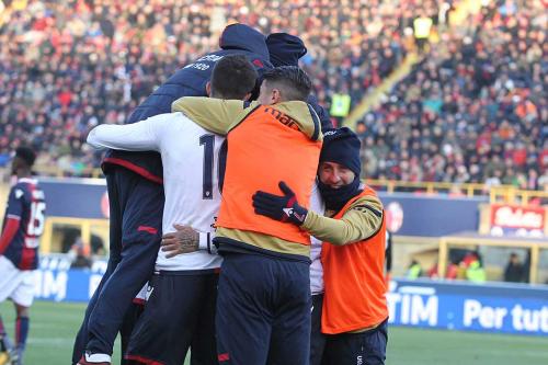 03- 12 - 2017 BOLOGNA - CAGLIARI CAMPIONATO SERIE A TIM 2017 -18 SILVER PRESS  PH ALBERTO MARIANI . NELLA FOTO -GERALDINO JOAO PEDRO