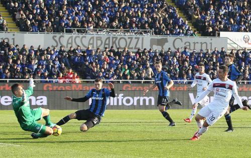 ATALANTA  -  CAGLIARI  CAMPIONATO SERIE A  TIM  2017 -18  SILPRESS / ALBERTO MARIANI .