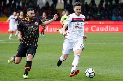 BENEVENTO-CAGLIARI. ALESSIO CRAGNO  IN AZIONE.