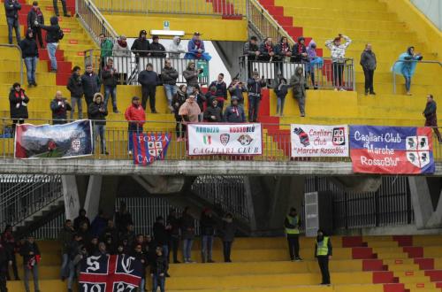 BENEVENTO-CAGLIARI. TIFOSI DEL CAGLIARI