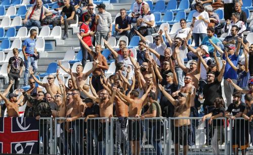 FERRARA, ITALIA, 17-09-17 - 4° GIORNATA DI CAMPIONATO SERIE A TIM ALLO STADIO PAOLO MAZZA: SPAL VS CAGLIARI, NELLA FOTO: TIFOSI CAGLIARI