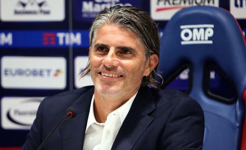 Cagliari (CA) 18 10  2017  Sardegna Arena - Conferenza stampa di presentazione nuovo allenatore del Cagliari Diego Lopez Nella foto:  Diego Lopez SILPRESS/ENRICO LOCCI