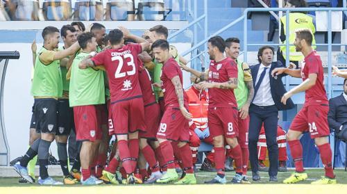 FERRARA, ITALIA, 17-09-17 - 4° GIORNATA DI CAMPIONATO SERIE A TIM ALLO STADIO PAOLO MAZZA: SPAL VS CAGLIARI, NELLA FOTO: ESULTANZA