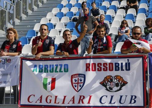 FERRARA, ITALIA, 17-09-17 - 4° GIORNATA DI CAMPIONATO SERIE A TIM ALLO STADIO PAOLO MAZZA: SPAL VS CAGLIARI, NELLA FOTO: TIFOSI CAGLIARI