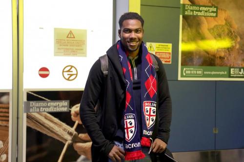 Arrivo a cagliari di Damir Ceter