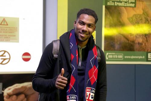 Arrivo a cagliari di Damir Ceter