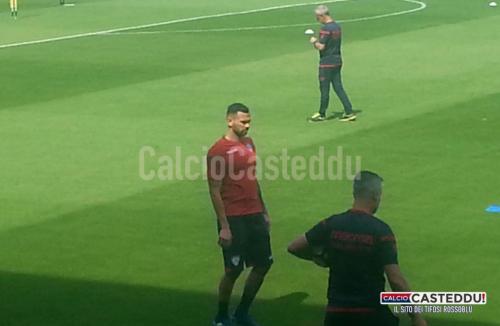 Tifosi Sardegna Arena Allenamento Castan